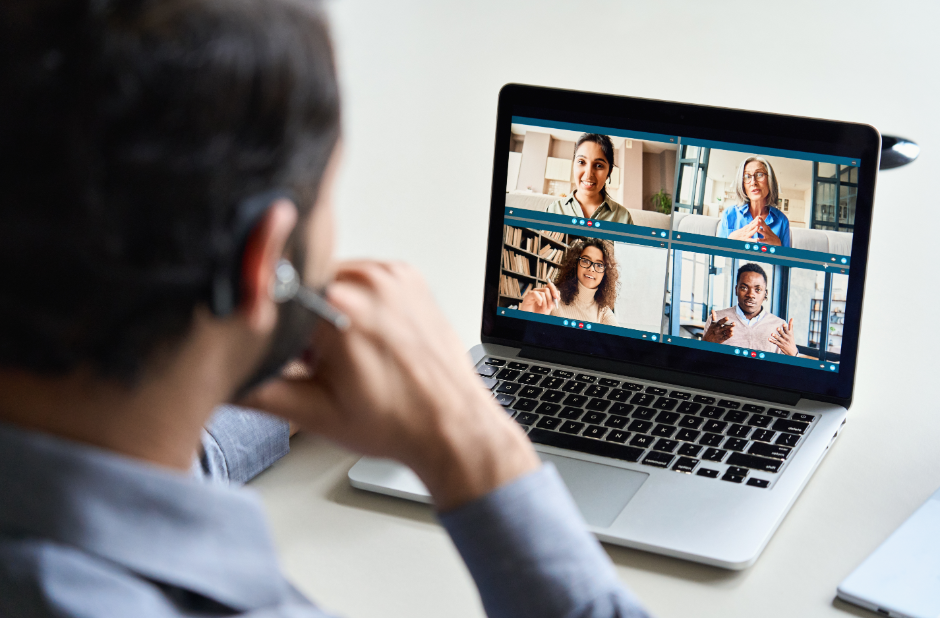 Online, virtual or remote meetings can be conducted on Zoom, MS Teams or other online platforms.